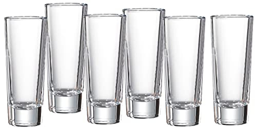 Ritzenhoff & Breker Shot- und Schnapsgläser Set Skol, 36-teilig, je 65 ml, Transparent, Stamper aus Glas, Spülmaschinengeeignet