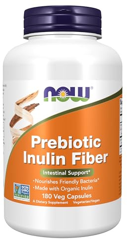 NOW Foods Prebiotic Inulin Fiber - 180 vcaps