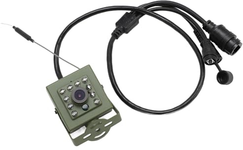 Gugxiom Caméra de sécurité Intérieure et Extérieure, Caméra Nichoir à Oiseaux avec Vision Nocturne, Caméra WiFi Extérieure avec Objectif Grand Angle pour iOS Android (Capteur CMOS IMX307
