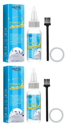 Schuh-Reinigungsset entfernt Schuhe Whitening Reinigung und gelber Schuh-Schmutz-Reinigungsgel, Schaumstoff-Schuhe, R7Z9, Maschinenwäsche, 2 Set., Einheitsgröße
