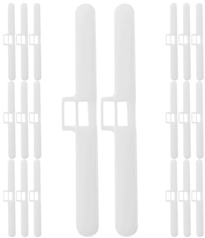 Happyyami Vertikaljalousien Ersatzlamellenhalter Kunststoff Doppelloch Aufhänger Schnelle Montage Zubehör Für Jalousienreparatur Und Vorhänge