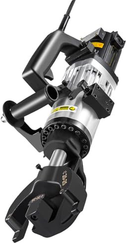 Plieuse électrique pour barres d'armature 900 W Plieuse hydraulique pour barres d'armature, cintreuse en acier 4 mm-25 mm Vitesse de pliage 5 S Moteur en cuivre pur avec balai de carbone