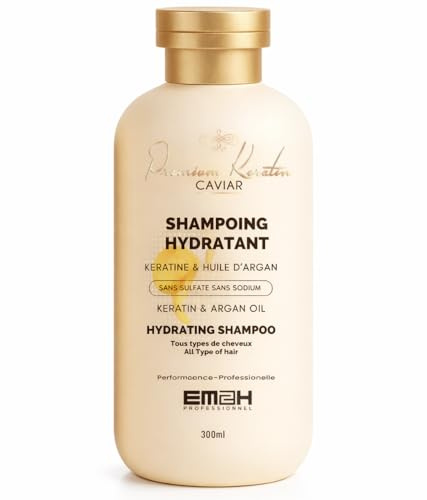 Premium Keratin Caviar Fuktgivande sulfatfritt shampoo | sulfatfritt fuktgivande schampo | 300 ml