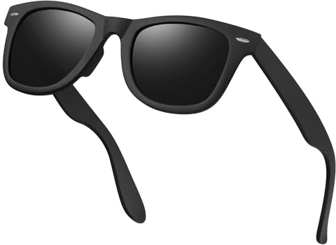 Ymmott Occhiali da Sole Polarizzati Uomo – Stile Retrò Occhiali da Sole Protezione UV400 per Uomo Donna Guida e Attività All’aperto