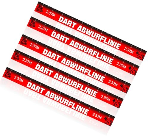 BEIMEIII Abwurflinie Dart 56 * 5cm Aufkleber Dart Dart Umrandung Dart Matte Boden Oche Line Dart