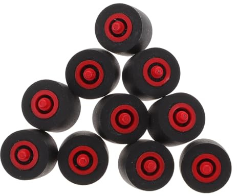 Milisten 10pcs Pinch Rollers for Tape Recorder, Plastic Rubber Drive Wheels, Replacement for Broken Parts, Suitable for Car Recorder and Player Repair