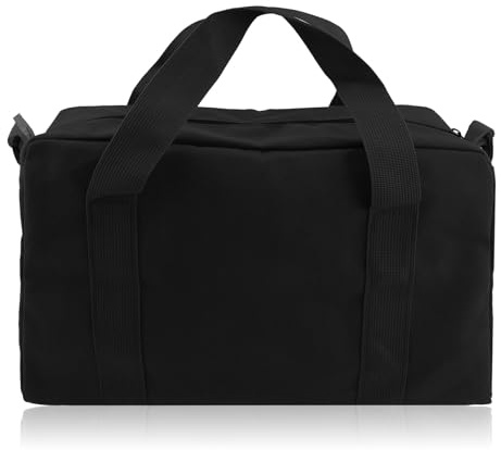 Tool Bag,Heavy Duty Canvas Tool Bag,Wide Mouth Tool Tote Bag,Large Capacity Tool Storage Bags for Men,Muti-Purpose Tool Organizer Tote Bag for Storage Wrenches Pliers Tools (Black, 14 inch)