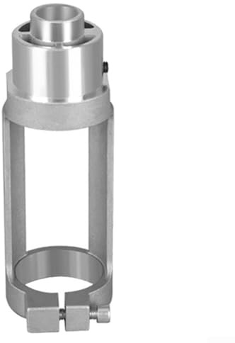 DAZZLEEX Aluminium Alloy Drill Bit Adapter for Hand Drill Press Woodworking Square Hole Mortising Attachment 20mm Width 38-43mm Diameter