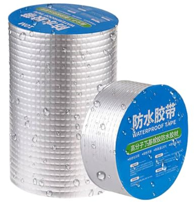 Cinta adhesiva impermeable, parche de goma autoadhesivo para reparaciones rápidas, capa de unión gruesa con resistencia a los rayos UV, alta elasticidad y adherencia duradera para uso en