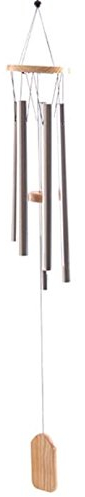 Klangspiel aus Holz mit Metallrohren 75 cm