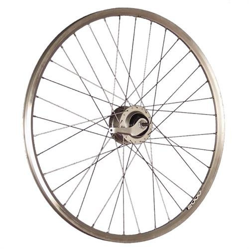 28 Zoll Hinterrad Zac2000 Hohlkammerfelge Shimano Nexus Inter-8 Rücktritt Silber