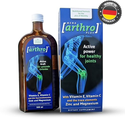 MENA arthro Plus - Flüssige Nahrungsergänzung für starke Gelenke - Made in Germany