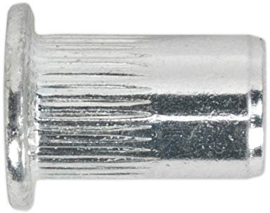 Sealey tism8 rosca Insertar (remachadora de tuercas) M8 dentado Pack de 50