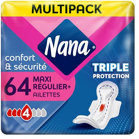 Nana Maxi Normal Damenbinden-Set, 4er-Set