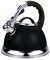 Voche 3.5 Litre Metallic Black Stainless Steel Stovetop Whistling Kettle