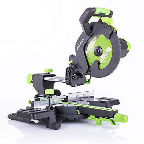 Evolution Power Tools F255SMS Troncatrice Radiale Scorrevole Multi-Materiale 255 mm, 230 V