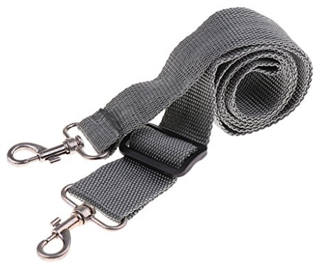 Almencla Verstellbarer Tragegurt Für Die Snaredrum Bass Drum Neck Belt Hook Grey 70 135cm