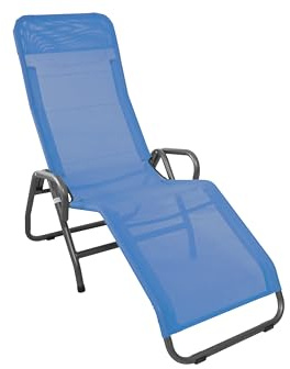 MFG Bäderliege Pool 3, anthrazit/blau