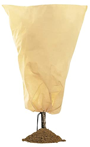 YCDZSW Wiederverwendbar Winterschutz Für Pflanzen, Atmungsaktiv Pflanzenschutz Vlieshaube, Frostschutz Schutzhaube Mit Zugband Für Kübelpflanzen (2 Stück(80x100cm))