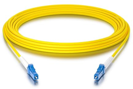 10Gtek LC-LC Fiber Patch Cable, OS2 LC to LC Single Mode Simplex Jumper, 9/125μm LSZH Fiber Optic Cord, 10-Meter(32.8-ft)