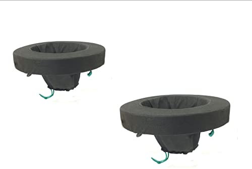 PondH2o 26 cm (10) Round Floating Aquatic Water Garden Pond Planter Baskets, 2 Pack, Floatable Aquatic Water Garden Pond Plant Flower Islands for Ponds and Water Features | Value Multi-Pack