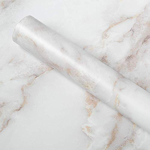 Homein Marble Sticky Back Plastic Roll Self Adhesive Paper 60x500cm