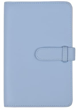 Andoer Mini album photo album photo 108 poches 18 pages pour Fujifilm Instax Mini 11/9/8/7s/70/25/50s/90 films couleur papier photo pour carte de crédit bleu