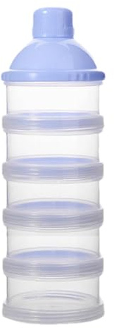Doseur De Lait | Boite Doseuse De Lait En Poudre Pour Bébé | Doseur Portable Et Empilable, 5 Compartiments, Grande Contenance, Pour Les Collations, Lait En Poudre, Collations