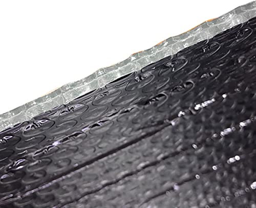 Luftpolsterfolie aus Aluminium, Isolierung aus Luftpolsterfolie für Heizkörper, Isoliermaterial aus Aluminiumfolie, reflektierende, thermische Dampfsperre, wasserdichte Membran (Größe: 1 x 3 Meter