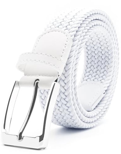 Uoocg Ceinture Tressée Hommes Stretch Belt