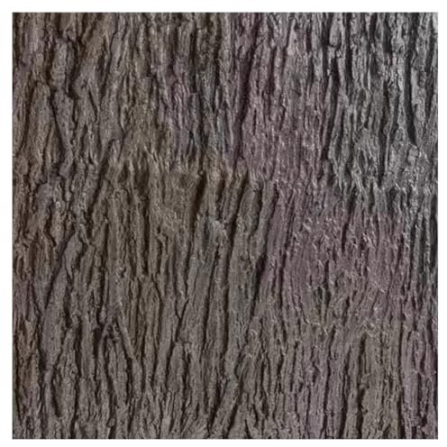 Pannello Decorativo con Corteccia Artificiale, Effetto Legno Naturale, Marrone(0.8 X 1 m)