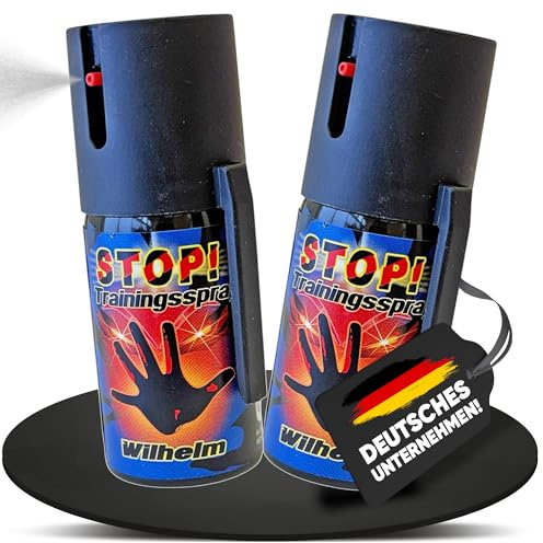 Wilhelm Trainingsspray 40 ml Jet wasserbasiertes Übungsspray – 2 Stück