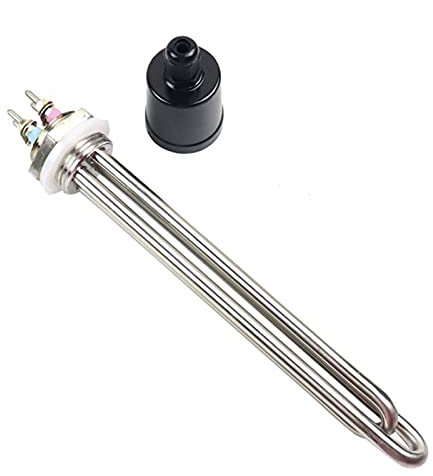 XLANDALYUEFA Water heater parts 220v 2.5kw Immersion Heating Element SUS304 Electric Tank Heater 1 BSP 32mm Thread Tubular Heating Resistance(Heater Only)