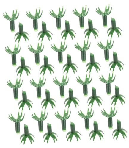 LIFKOME 40 Pièces Sépales De Fleurs Artificielles Récipients Plastique pour Fleurs Séchées Et Gâteaux De Mariage Composants pour Créations Botaniques