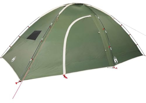 Homvdxl 8 Personen Großes Campingzelt, Kuppelzelt mit 2 Türen & Fenster, wasserdicht, perfekt für Strand, Outdoor, Reisen, Wandern, Camping, Jagd, Angeln, Grün