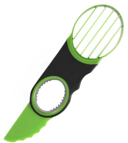 HYFZOD Taglia Avocado 3 In 1, Utensile 3-in-1 Taglia Avocado con Manico Antiscivolo, Tritatutto per Avocado, Pelapatate per Avocado, per Avocadoi, Frutta