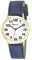 Ravel - Unisex - Armbanduhr mit großen Ziffern - Blau/goldfarbener Ton/weißes Zifferblatt