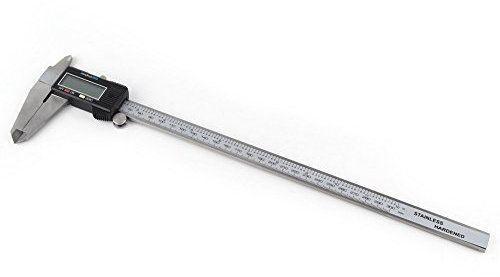 300 mm Messschieber Digital Präzision aus Stahl mit Display LCD-Anzeige und Schutzhülle