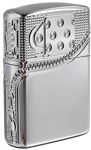 Zippo Sturmfeuerzeug - Zipper, High Polish Chrome, MultiCut - Nachfüllbar - Wiederverwendbar - Windfestes Design - Geschenkbox - Made in USA