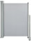 vidaXL Auvent Latéral Rétractable de Patio Jardin Pare-Vue Brise-Vent Terrasse, Gris