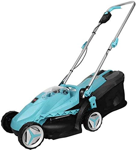 BDCXUX Cortacéspedes rotativos Cortacésped Manual Recargable, Cortacésped eléctrico Corte con batería de Litio de 28 V, Capacidad de recolección de césped 35 L, W.