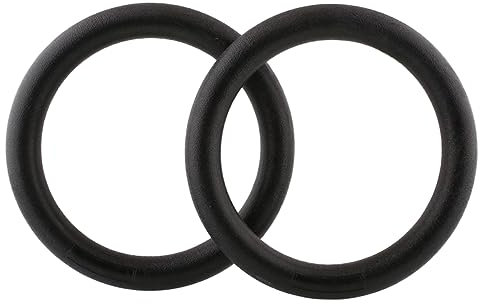 Gogogmee 2stücke Turnringe Für Krafttraining Und Muskelaufbau Übungsringe Für Ganzkörpertraining Fitnessringe Aus Kunststoff Schwarze Ringe Für Übungszwecke