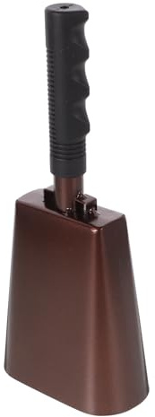 SHOWERORO Metall-kuhglocke Handgefertigte Weideglocke Kompakte Leichtes Design Klare Haustier-glocke Sportveranstaltungen Läutende Glocke Rustikale Schmuckglocke