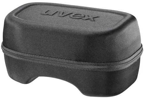 uvex ski goggle case - funda de gafas para adultos - almacenamiento seguro para gafas uvex - protección contra el polvo y los arañazos - black - one size