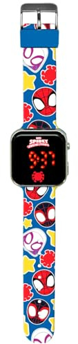 Kids Licensing - Reloj Digital LED para Niño y Niña con Personajes,Tiene Funciones de Hora, Fecha y Correa Ajustable