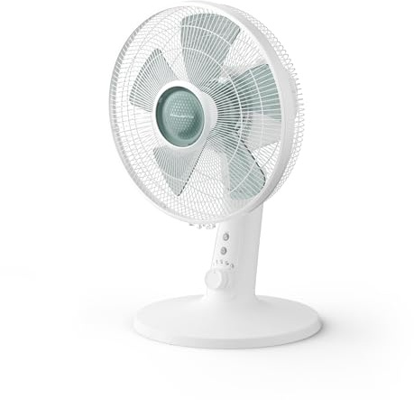 Rowenta Turbo Silence Extreme, Ventilatore da tavolo, Freschezza Senza Pari, Silenzioso, Efficienza Energetica, VU2740F0