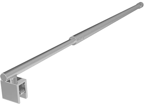 SUNXURY Stabilisateur 140 cm - Barre de stabilisation extensible en acier inoxydable - Pour paroi de douche - Paroi de douche - Paroi en verre