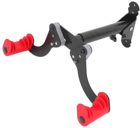 GOOHOCHY Soporte Ajustable para Bicicleta de Pared Montaje Rápido Diseño Compacto y Resistente para Almacenamiento Vertical Garaje y Compatible con Bicicletas de Carretera y Montaña