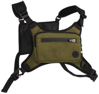 Liakyunf Riñonera De Pecho Para Hombre Bolsa Chaleco Mochila Almacenaje | Ciclismo Aire Libre Bolsa Pecho Para Mujer Senderismo Camping Escalada Ciclismo Motociclismo Pesca Viaje Caza