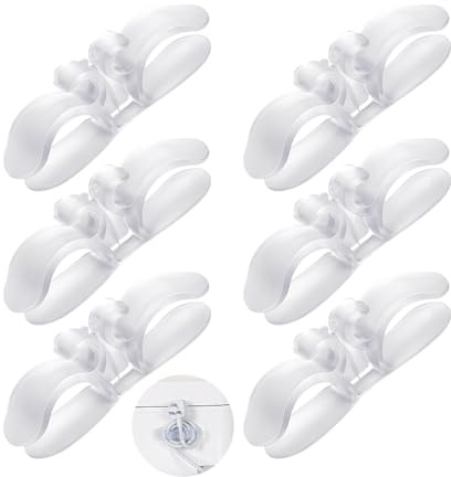 SZMK 6 Piezas Organizador de Cable Electrodomésticos,Recoge Cables Adhesivo,Clips Cable de Cocina,Soporte para Cables Autoadhesivos,Cabla Holder,Sujetacables Pared para Olla Arrocera, Batidor